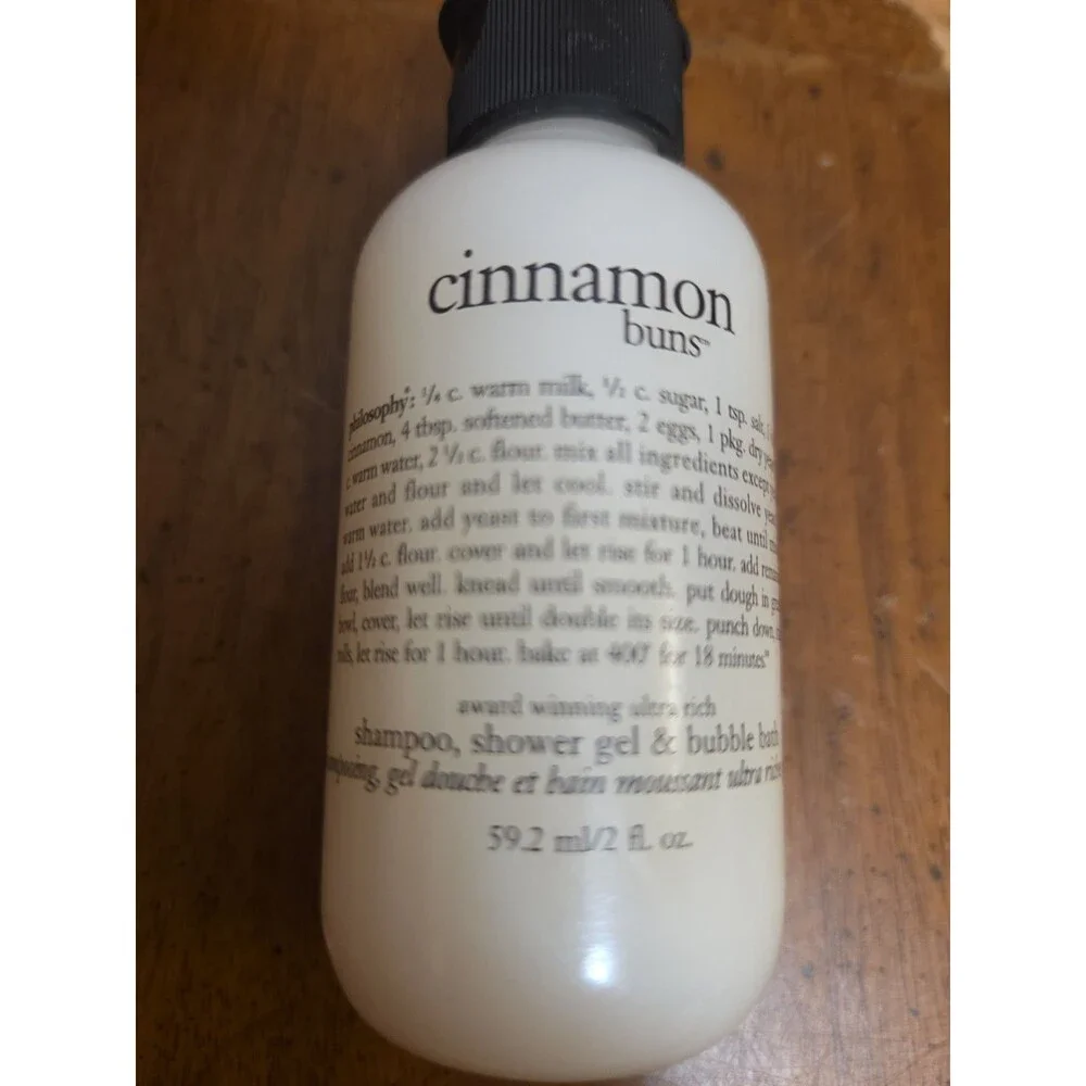 Philosophy Cinnamon Buns Hydrating Shower Gel & Bubble Bath 2 Oz